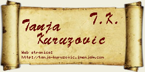Tanja Kuruzović vizit kartica